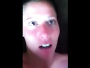Eine große überraschung, wenn freundin so viel sperma auf ihrem gesicht bekommt